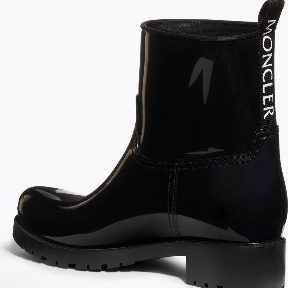 Moncler Ginette Logo Waterproof Rainboot